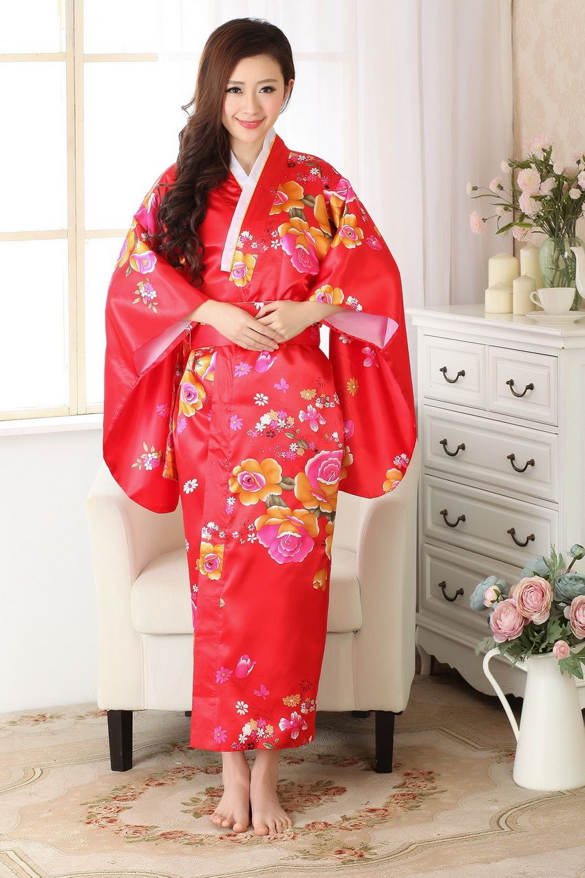 Shanghai Story Vintage Dress Japanese Women's Silk Satin 