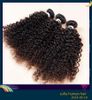 ブラジルの人間の髪のエクステンションディープKカールウェート天然黒色染色可能な未処理の髪100g 1つのバンドル