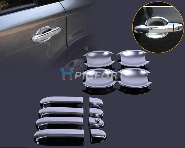 2019 New Chrome Door Handle Cover Cup Bowl Combo For Nissan