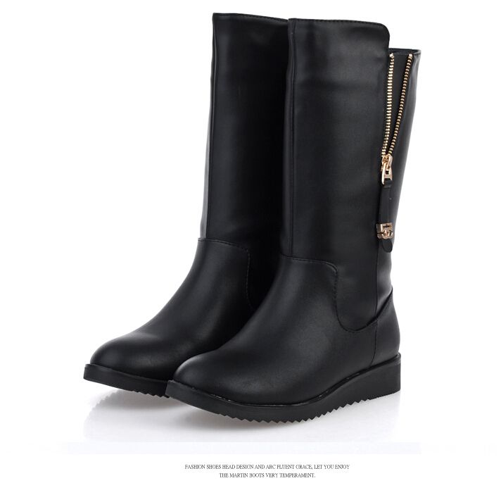 womens black non slip boots