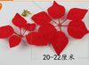 100pcs 8.6 "Fleurs Rouges Artificielles Têtes De Fleurs En Soie De Noël Mariage Bouquet De Mariée Décoration