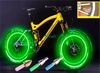LED 플래시 타이어 자전거 휠 밸브 캡 라이트 자동차 자전거 자전거 오토바이 휠 타이어 빛 LED 자동차 라이트 블루 그린 레드 노란색 빛 다채로운