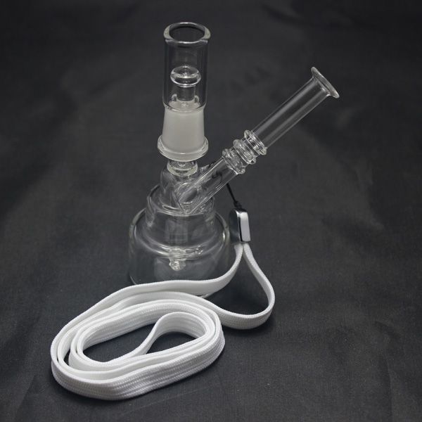 Hand Blown Small Bong Mini Water Pipe Pocket Glass Bong 10mm Nail Mini
