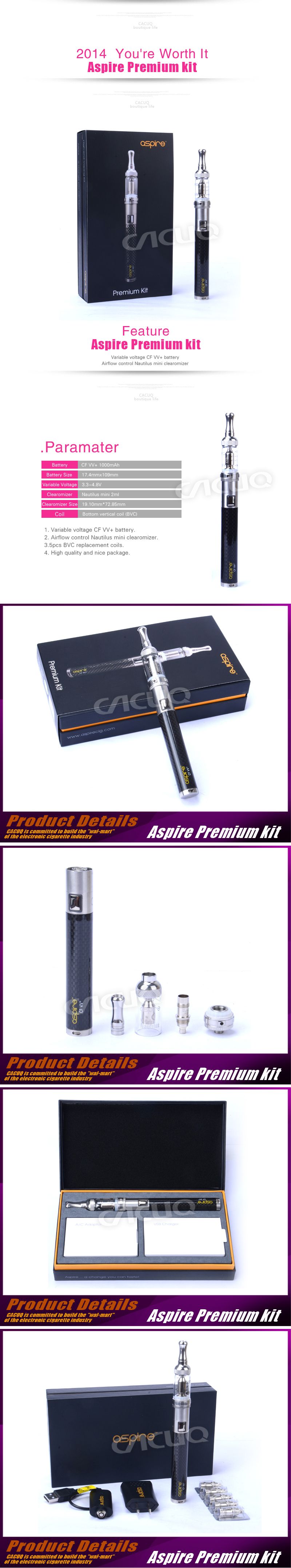 Aspire Premium Starter Kit E Cigarette Aspire Mini Nautilus BVC