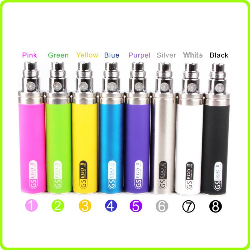 2200mAh EGo Battery GS Ego II 2200 Mah Ego II Electronic Cigarettes