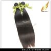 Malaysiska Virgin Human Hair Extensions Silky Straight Hairbundles Weft 8a 3pc / Lot Natural Black 8 "-30"