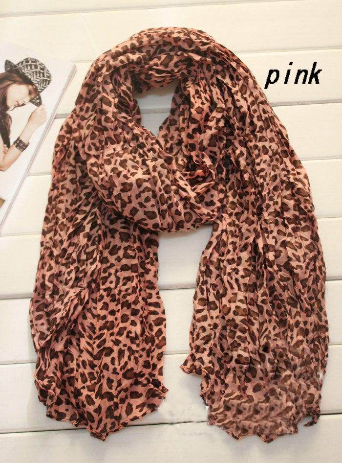 新しいホットファッション動物プリントShawl Leopard Grain Ladiesスカーフコットンブレンドビッグサイズの女性スカーフ送料無料