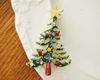 Pin albero di Natale Spilla stile adorabile stile placcato oro smalto smalto strass stella
