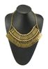 Gouden Zilveren Zamak Sieraden Handwerk Carving Metalen Munt Fringe Statement Ketting Boho Gypsy Beachy Etnische Tribale Sieraden Turks