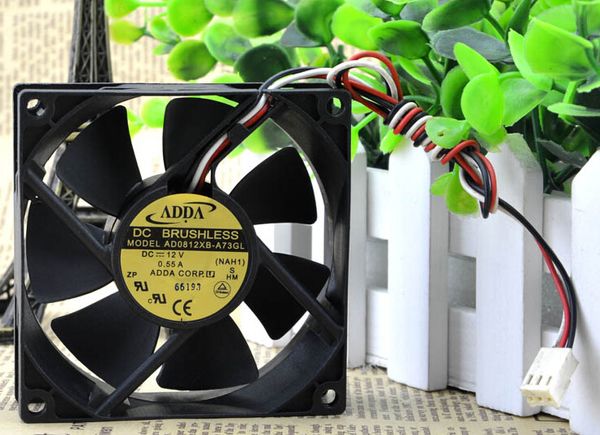

Адда 80*80*25 12V 0.55 A 3 линия AD0812XB-вентилятор шасси большого Тома A73GL