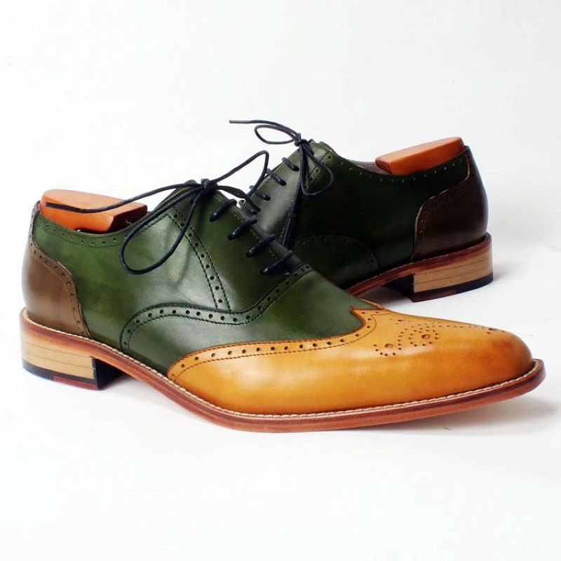 multi colored wingtips