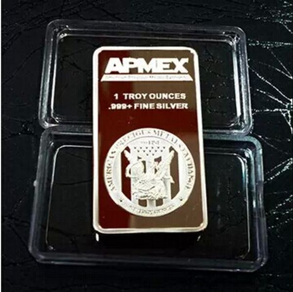 

50p lot non magnetic bra plated ilver bar 1oz apmex ilver bar 999