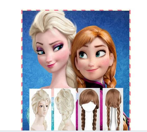 perruque anna et elsa