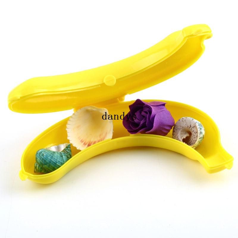 Cute 3 Colors Fruit Banana Protector Box Holder Case Lunch Container Storage nIJ