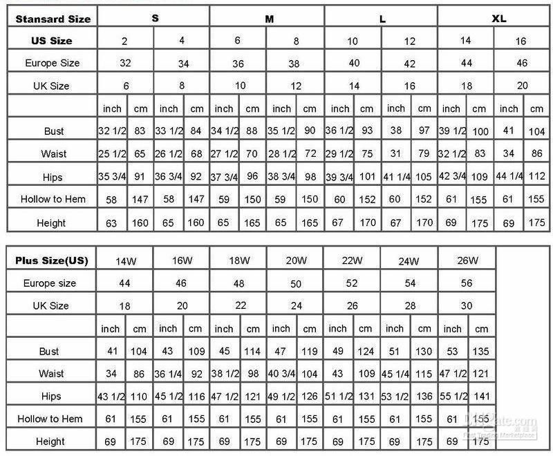 Dhgate Size Chart