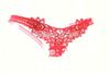 Rosa Malha 2014 Mulheres Novo Lingerie Calcinhas Underwear chinês bordado G da corda Briefs Thong Plus Size 4color