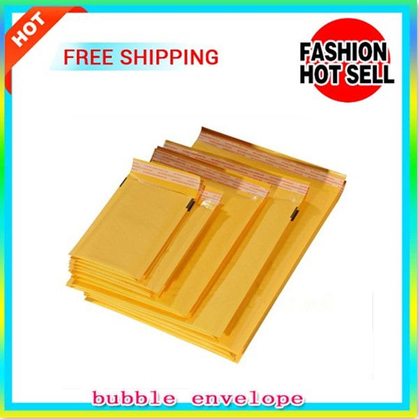 100Pcs Kraft Bubble Envelopes Padded Mailers Shipping Self-Seal Bags UK STOCK