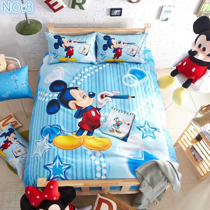 Home Textile, Pink Minnie Mouse, Queen Full Twin Size Bedding Sets/Bedclothes/ Duvet Covers Bed