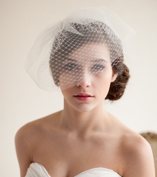 New Style Birdcage Veils Diamond Mesh Network And Strengthen Soft