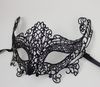 New Fashion Sexy Velo di pizzo Halloween Masquerade Maschera da ballo Maschera per il viso Maschere nere per feste Drop Shipping HG-Party-00805