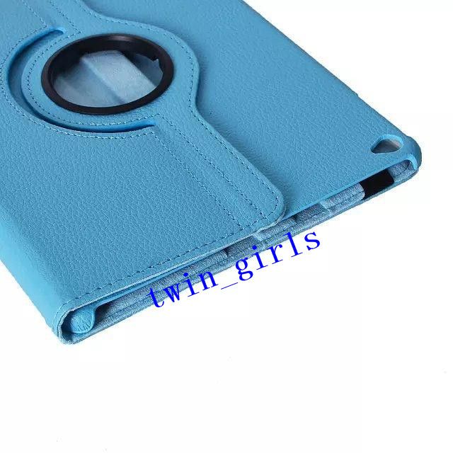Hurtownie - dla iPad6 iPad 6 iPad powietrza 2 360 stopni obracający stojak magnetyczny pu skórzany obudowy