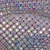 1 Yard 3rows Diamond AB Rhinestone Wedding Cake Banding Trim Cake Ribbon Decoration Free shipping