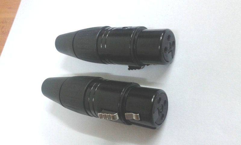 3-poliger XLR-Audiokabelanschluss, vergoldete MIC-Buchse