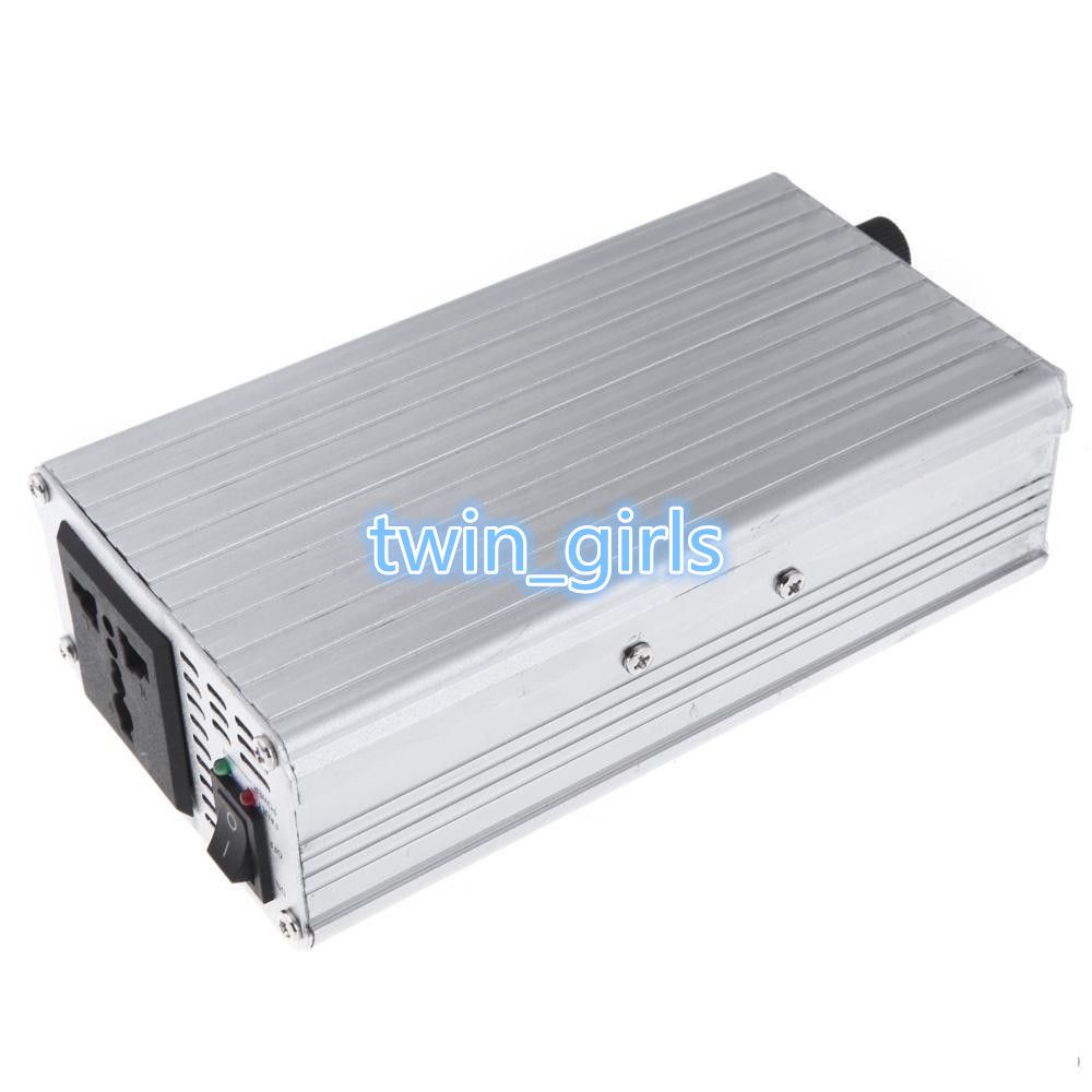 Partihandel - Bärbar billaddare 1500W Watt DC 12V till AC 110V 50 Hz Car Power Inverter Converter Transformator Strömförsörjning K1309