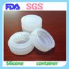 Groothandel-fabriek prijs heldere kleur anti-stick mini siliconen potten dab wax container 300pcs / lot