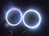Diamètre extérieur de 80 mm, diamètre intérieur de 70 mm, 2 pièces/lot, anneaux d'yeux d'ange LED étanches super brillants, Q5 Hella, grande lampe à lentille COB 45 LED