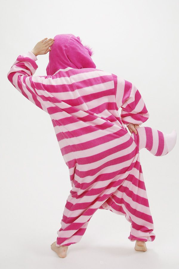 Härlig Rosy Cheshire Cat Jumpsuits Bridal UnderGersment Pyjamas Animal Cosplay Costume In Stock Warm Män och kvinnor Hem Sleeping5832460