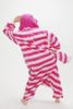 Mooie Rosy Cheshire Cat Jumpsuits Bridal Undergarents Pyjama Dier Cosplay Kostuum in voorraad Warme Mannen en vrouwen Home Slaapkleding