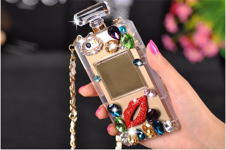 Dhl Channel Phone Case Perfume Bottle Phone Case With Chain Crystal Perfume Bottle Phone Case For Iphone6 5 5s From Happyshow 7 48 Dhgate Com