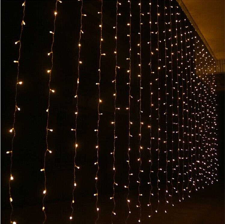 Cortina de luces colgantes  LED iluminación 