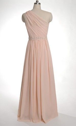 peach dinner gowns