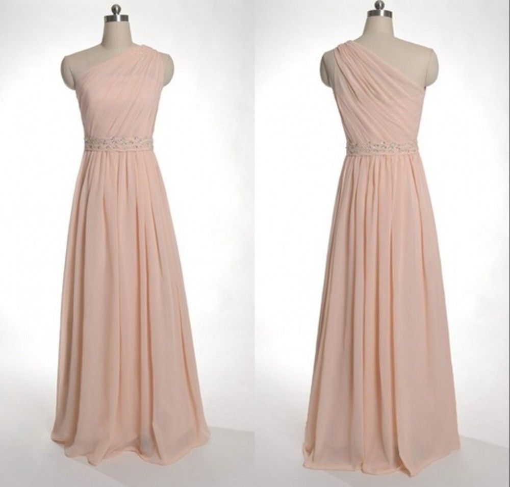 peach dinner gowns