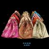 Gorgeous Bunk Drawstring Bra Underkläder Travel Bags Storage Silk Brocade Tryckt Presentförpackning Påsar 10st / Lot Mix Färg Gratis frakt