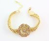 New Design Jewelry Sets 18K Gold Plated Flower Necklace Charming Fashion Good Quality Bridal Wedding Costume
