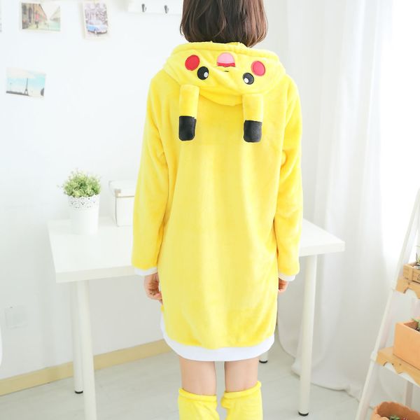 Pokémon Pikachu Yellow Enfants Pocket Avant Peignoir