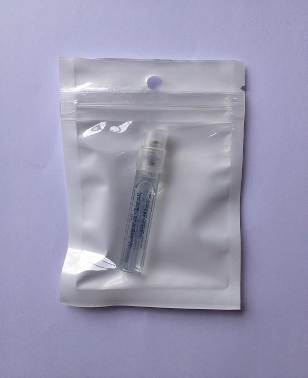 Sprzedaż fabryki 100 sztuk 7x10cm Wyczyść + Biały Plastikowy Torba Pearl Film Plastikowy Torba Zip Lock Bag PolyBag Pakiet Pakiet Biżuterii Prezenty