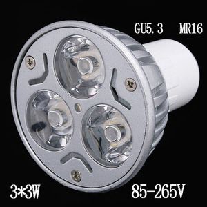 Groothandel W dimbare LED lampen Bulb Licht GU10 MR16 E27 E14 Spotlights CREE LED verlichting x3W Energiebesparend
