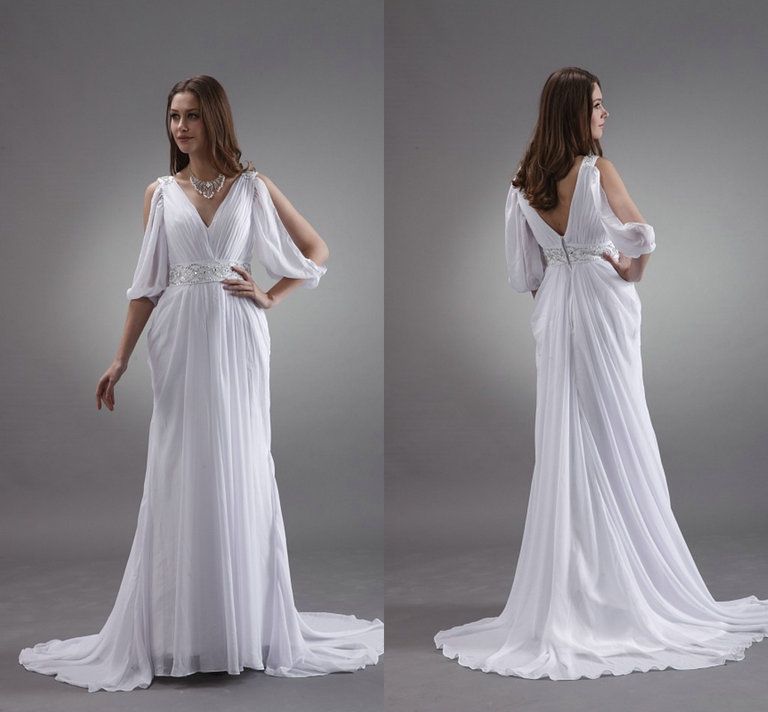 robe blanche grecque
