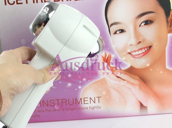 Efeito rápido Ultrasonic Cold Hot hammer Tratamento quente Crioterapia melhor rejuvenescimento da pele mini Equipamento de Beleza uso doméstico