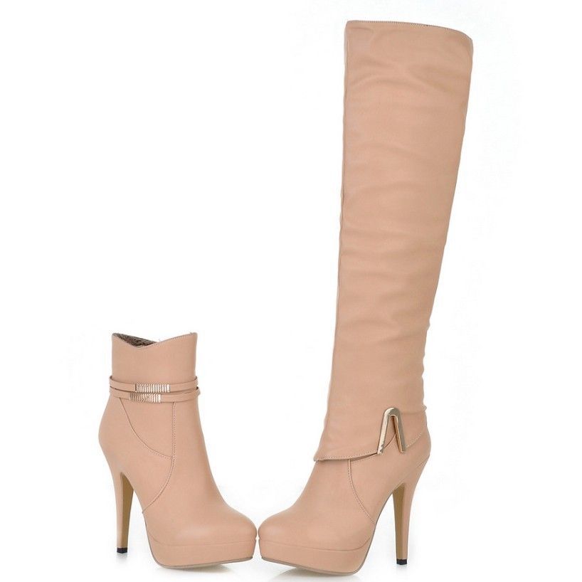 ENMAYER 2013 New Two Ways High Heel Boots, High Heel Ankle Boots For