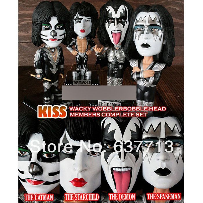 kiss bobbleheads set