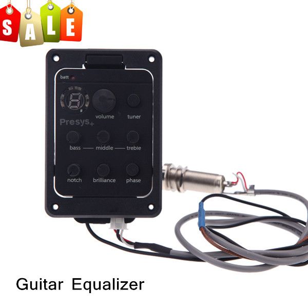 2021 Fishman 201 4 Band EQ Equalizer Acoustic Guitar Preamp Piezo