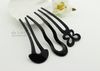 Wholesale-new women's fashion black u wave fat plug fork style tools hair Styling Braiding tools accessory hairpin