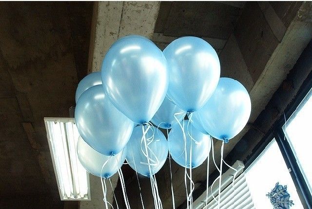 Compre 1 2 G De 10 Pulgadas Perla Helio Sky Globo Azul Boda Decoraciones De Bola Metalica Del Latex Del Bebe Juguete Ballon A 6 78 Del Gaiashop Es Dhgate Com