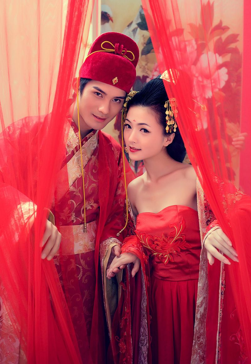 chinese wedding couples costume costume costume