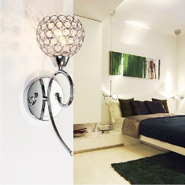 2018 Modern Brief Crystal Lamp Bathroom Wall Lights Vintage 2018 Modern Brief Crystal Lamp Bathroom Wall Lights Vintage Calssical Sconce Indoor Lighting Home Decoration Light Source From Vivianyang888